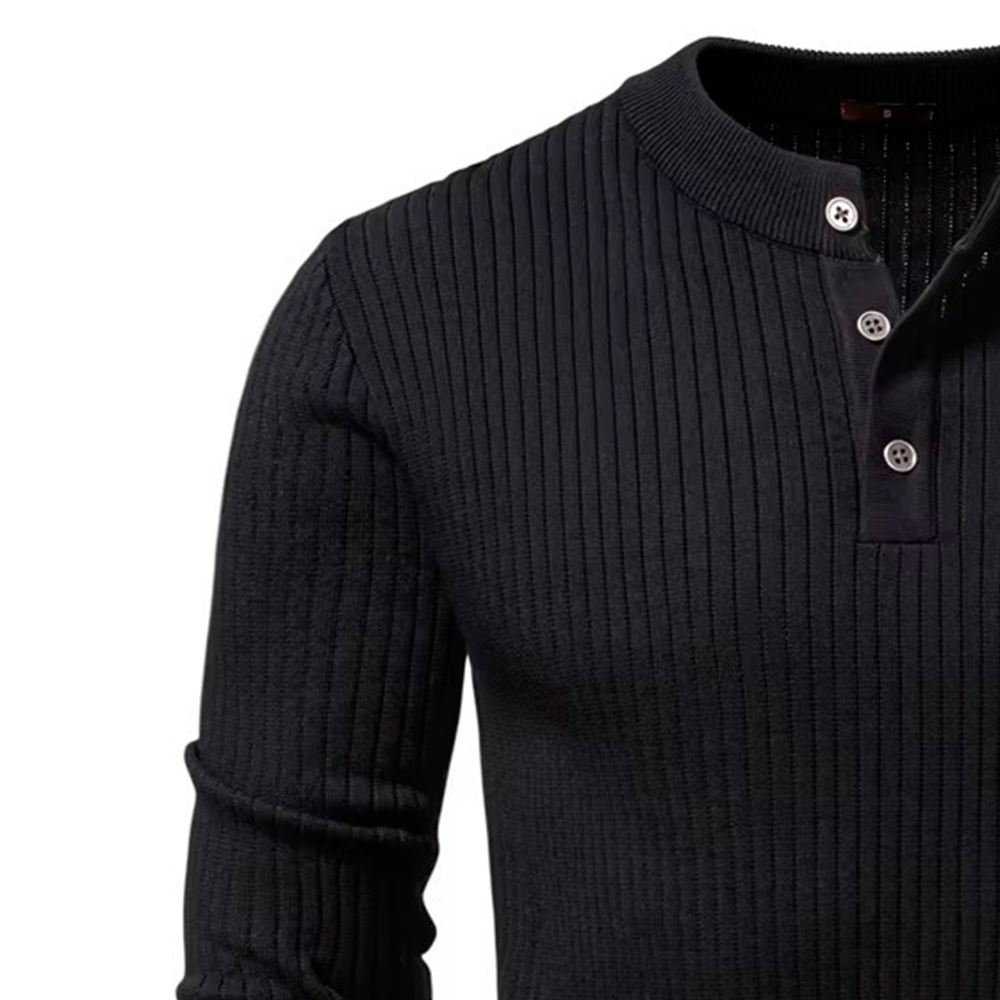 Pull Henley Classique